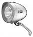 FANALE LED ANTERIORE XLC RETRO' A DINAMO SILVER