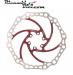 DISCO FRENO MTB ALLIGATOR CROWN 180 MM ROSSO