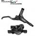 KIT LEVA FRENO DX + FRENO A DISCO IDRAULICO POST SHIMANO M395 BL