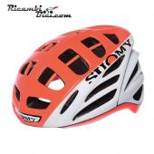 CASCO CICLISMO SUOMY GUN WIND HV BIANCO ARANCIO